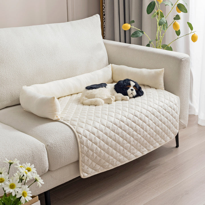Pet Sofa Beds For Large Dogs with Cushion - FUR VIVIA
