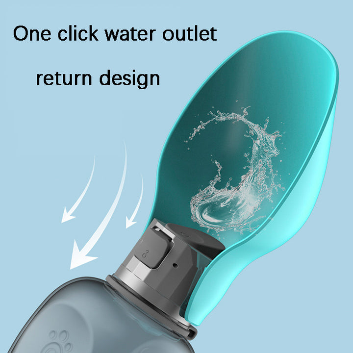 800ml Portable Pet Water Bottle Leakproof - FUR VIVIA