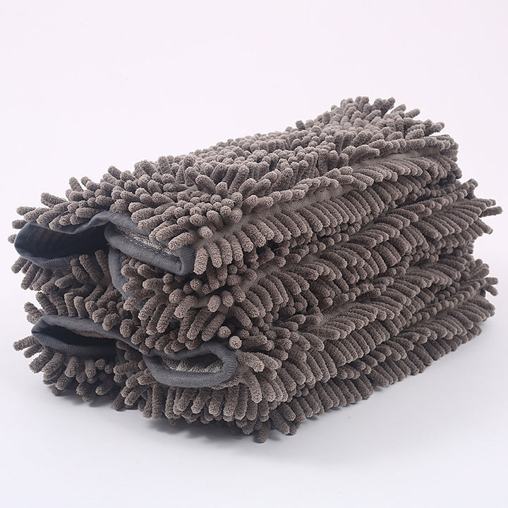 Chenille Pet Bath Towel - FUR VIVIA