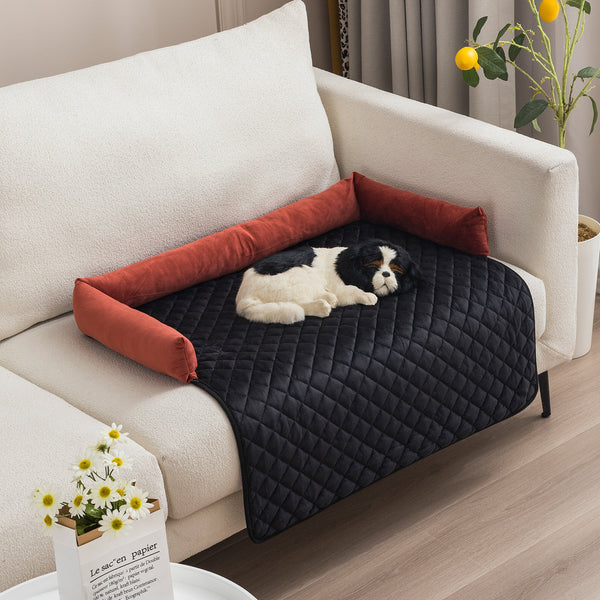 Pet Sofa Beds For Large Dogs with Cushion - FUR VIVIA