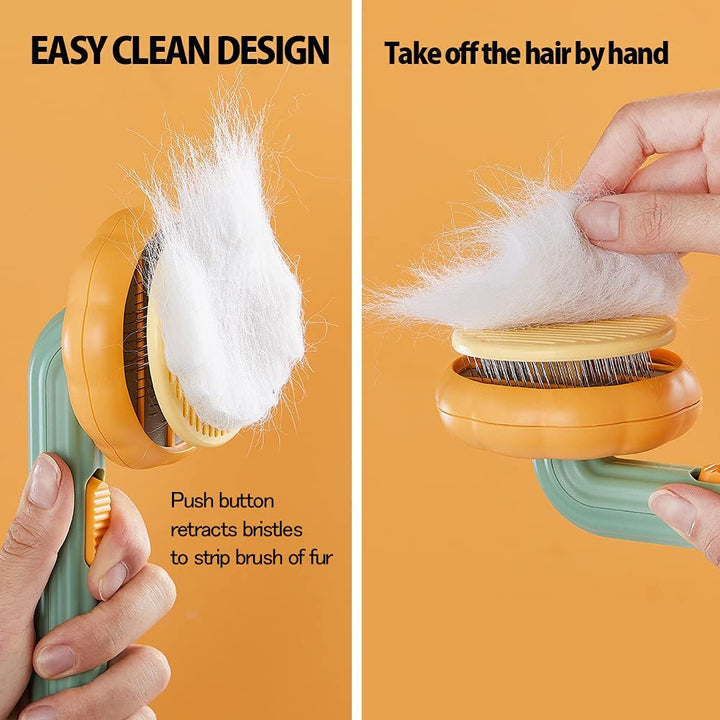 Pet Grooming Self Cleaning Slicker Brush - FUR VIVIA
