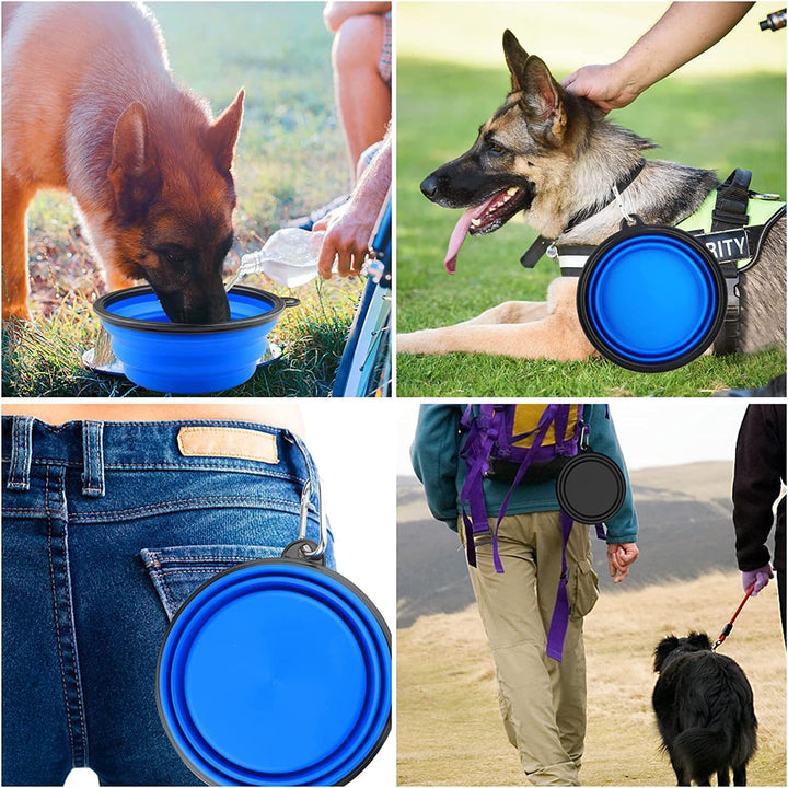 Portable Folding Silicone Puppy Food/Water Container - FUR VIVIA