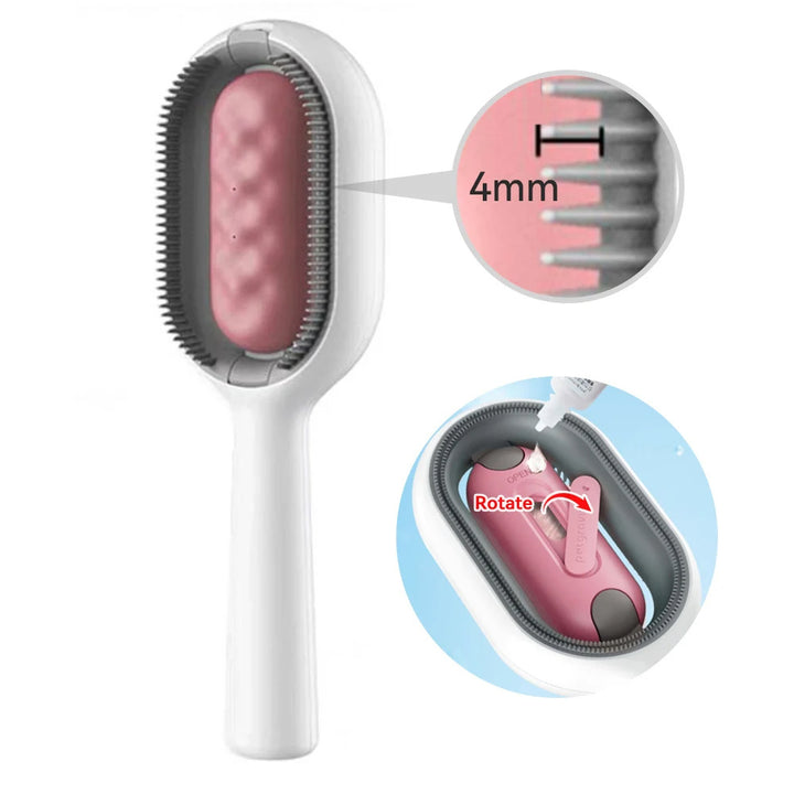 4 In-1 Cat Grooming Brush - FUR VIVIA