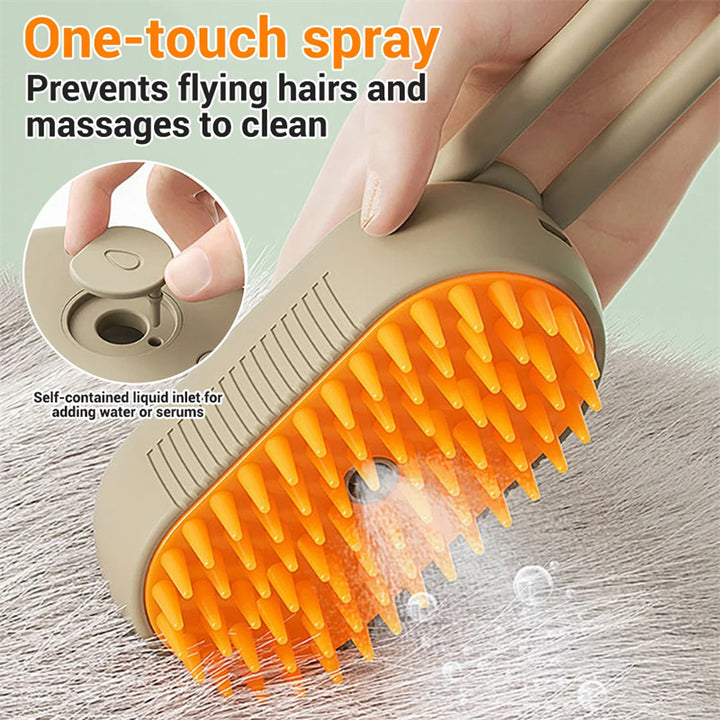 3 In 1 Electric Spray Cat Hair  Removal Comb - FUR VIVIA