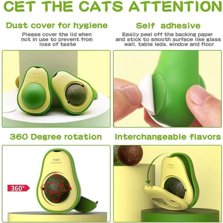 Avocado Catnip Toy for Cat Teeth Cleanin - FUR VIVIA