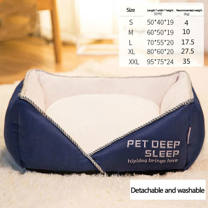 Washable Cozy High Quality Cotton Pet Bed - FUR VIVIA