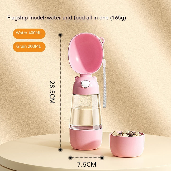 Portable  Food And Water bottle For Pets - FUR VIVIA