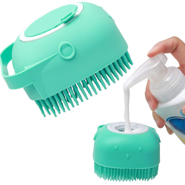Pet Grooming Scrubber Shower Brush For Bathing - FUR VIVIA