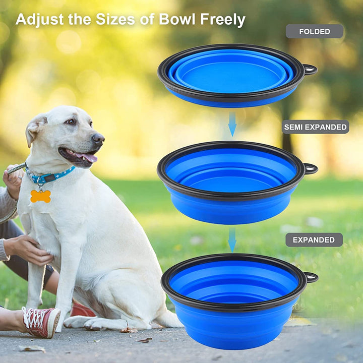 Portable Folding Silicone Puppy Food/Water Container - FUR VIVIA
