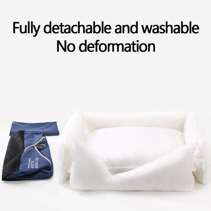 Washable Cozy High Quality Cotton Pet Bed - FUR VIVIA
