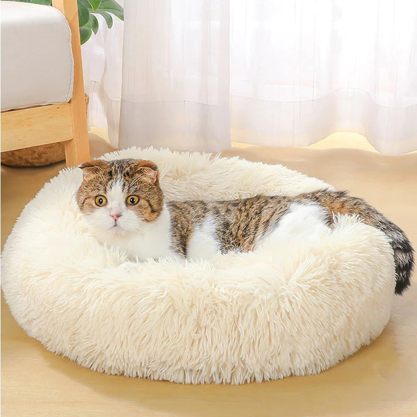 Super Soft Washable Long Plush Deep Pet Kennel - FUR VIVIA