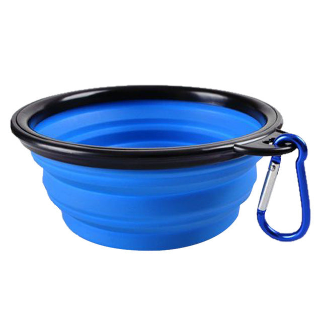 Portable Folding Silicone Puppy Food/Water Container - FUR VIVIA