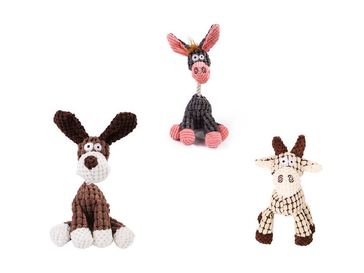 Corduroy Chew Toy For Dogs - FUR VIVIA