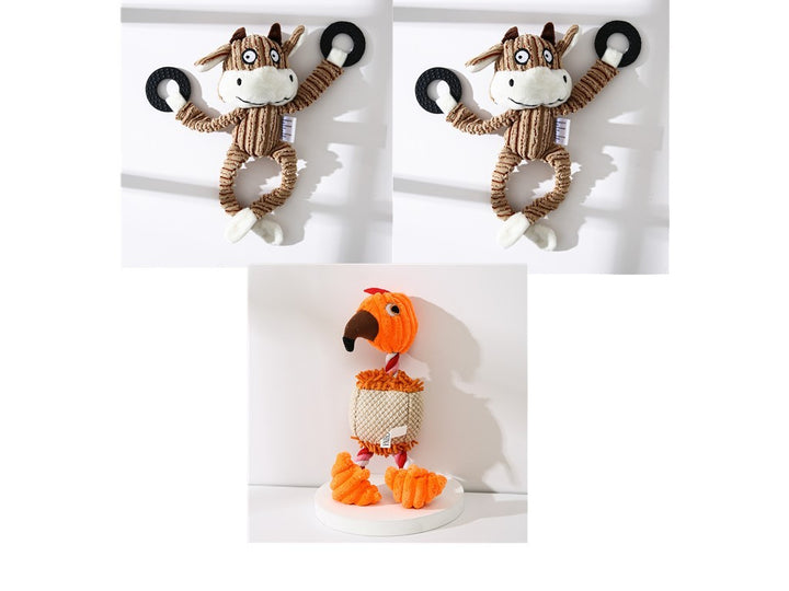 Corduroy Chew Toy For Dogs - FUR VIVIA
