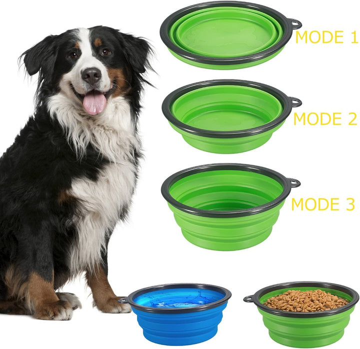 Portable Folding Silicone Puppy Food/Water Container - FUR VIVIA