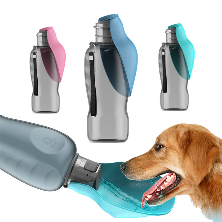 800ml Portable Pet Water Bottle Leakproof - FUR VIVIA