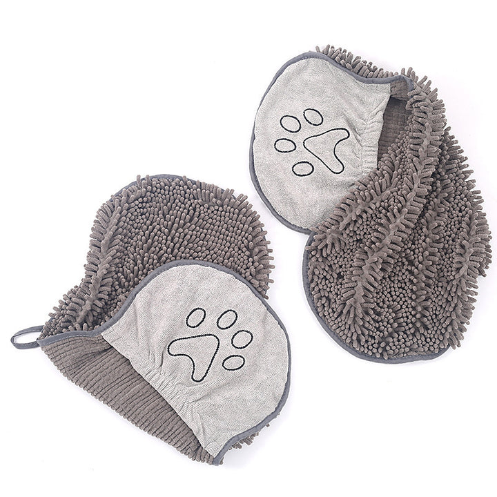 Chenille Pet Bath Towel - FUR VIVIA