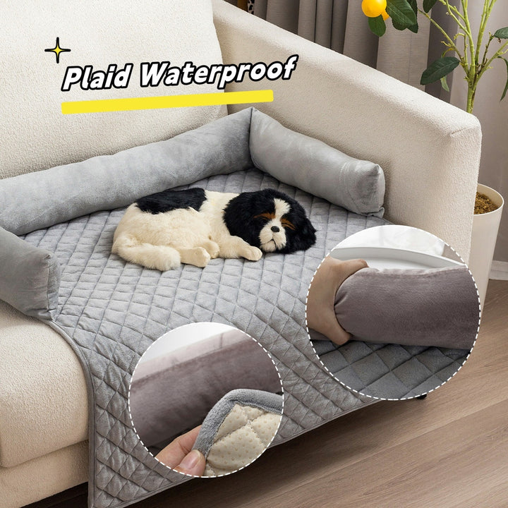 Pet Sofa Beds For Large Dogs with Cushion - FUR VIVIA
