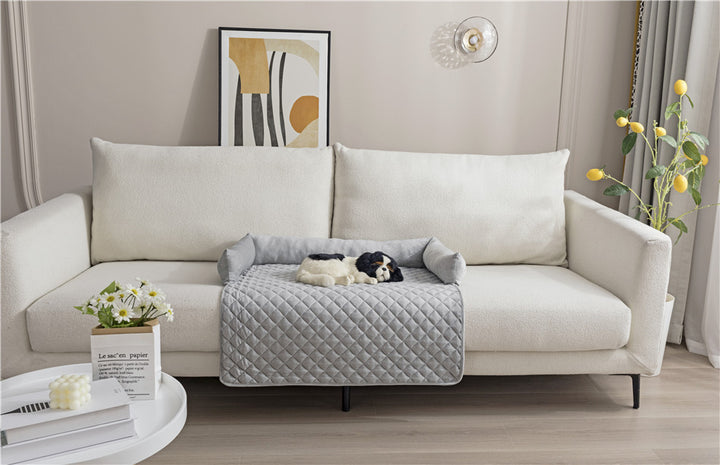 Pet Sofa Beds For Large Dogs with Cushion - FUR VIVIA