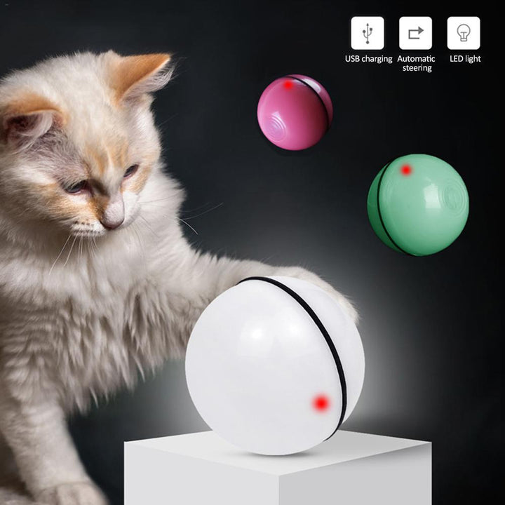 Laser Electronic Rollin Funny Cat Toy Ball - FUR VIVIA