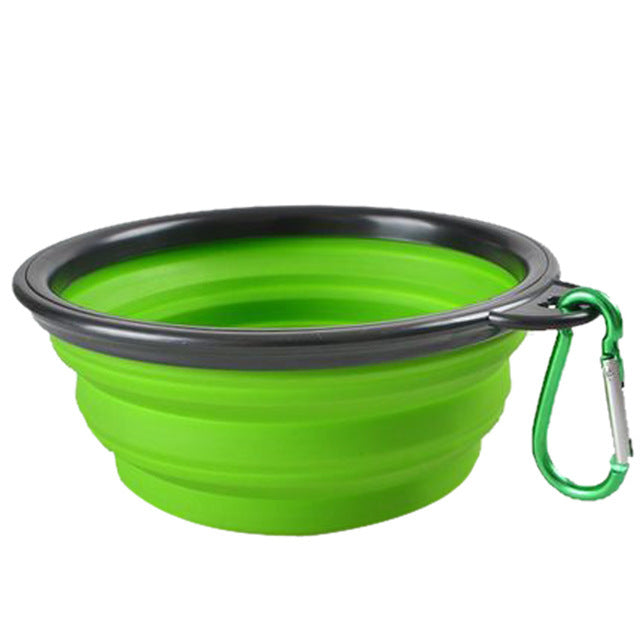 Portable Folding Silicone Puppy Food/Water Container - FUR VIVIA
