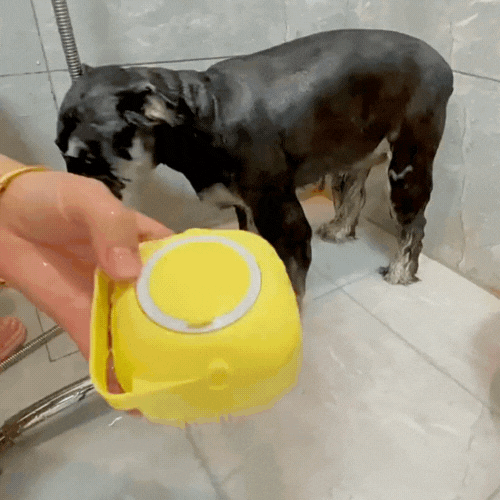 Pet Grooming Scrubber Shower Brush For Bathing - FUR VIVIA